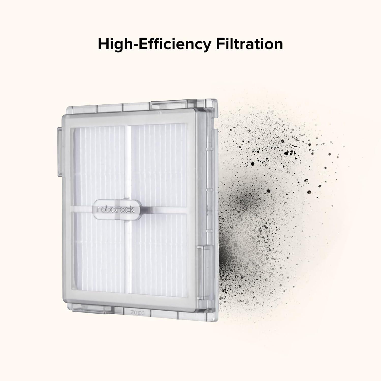 imageRoborock Washable Filter Replacement for Q10 S5 Q10 S5 Q10 X5 and Q10 X5 Robot Vacuums 2Pack Reusable Filters for LongLasting Performance