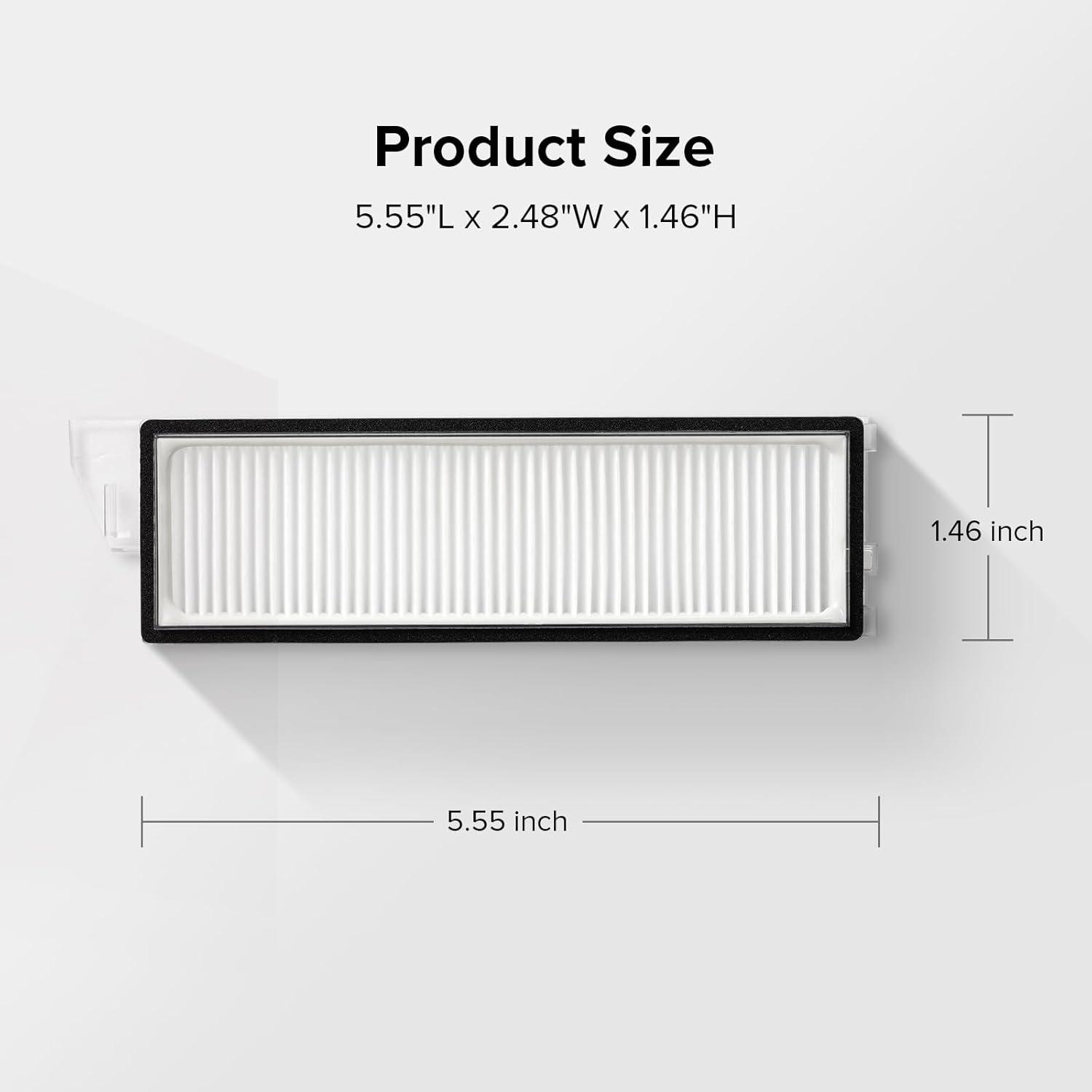 imageRoborock Washable Filter for Roborock S8 Pro Ultra  S8  S8  S7 Max Ultra  S7  S7  S7 MaxV  S7 MaxV Plus  S7MaxV Ultra Robot Vacuum Cleaners 2Pcs WhiteFilterC