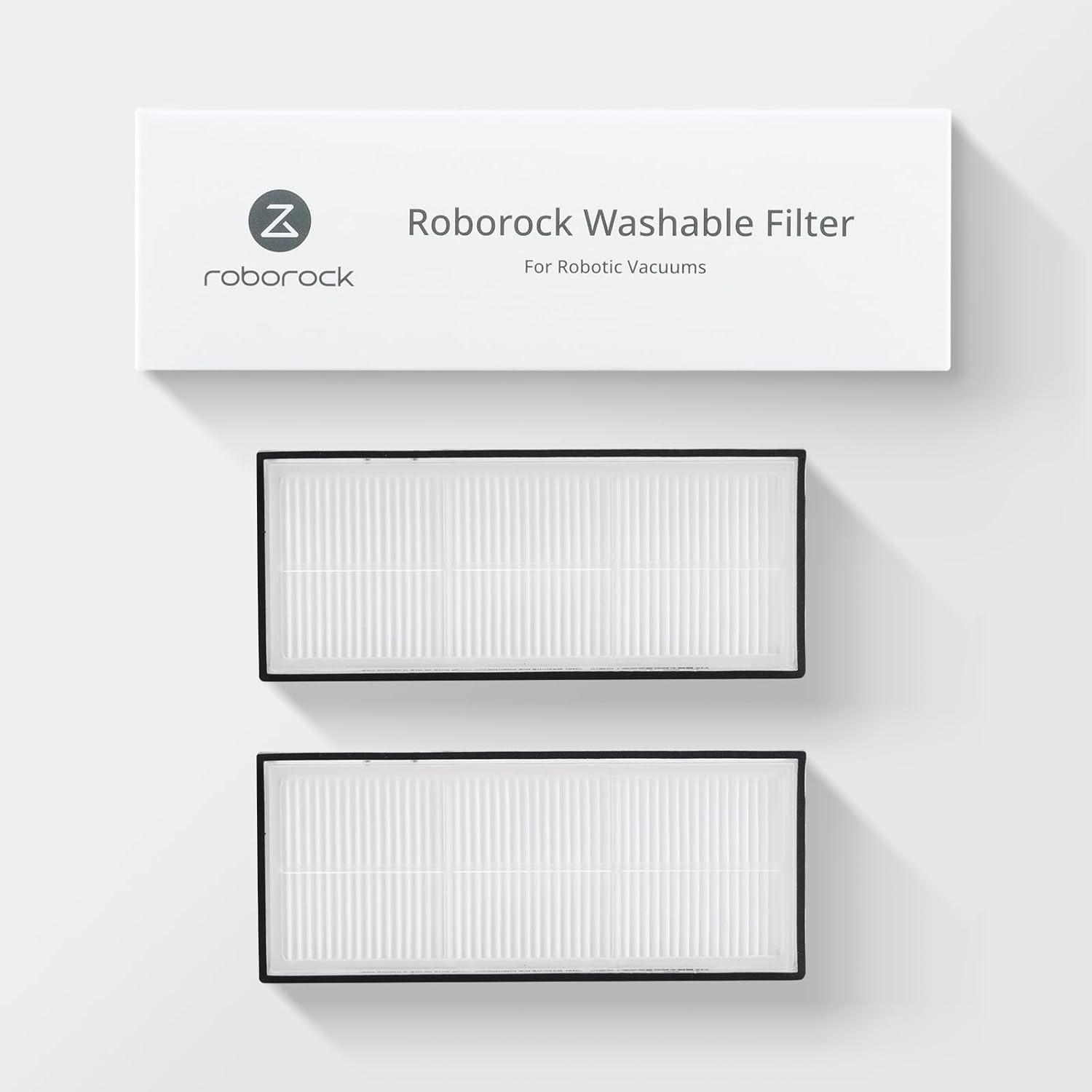 imageRoborock Washable Filter for Roborock S8 Pro Ultra  S8  S8  S7 Max Ultra  S7  S7  S7 MaxV  S7 MaxV Plus  S7MaxV Ultra Robot Vacuum Cleaners 2Pcs WhiteFilterA