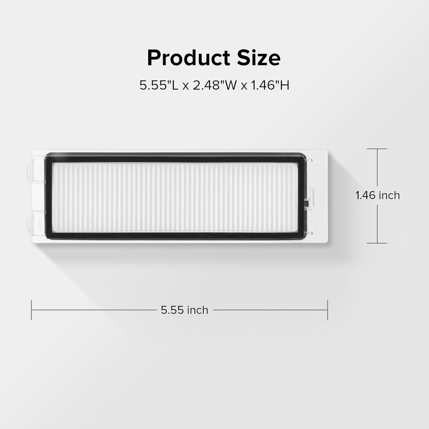 imageRoborock Washable Filter for Roborock S8 Pro Ultra  S8  S8  S7 Max Ultra  S7  S7  S7 MaxV  S7 MaxV Plus  S7MaxV Ultra Robot Vacuum Cleaners 2Pcs WhiteFilterB