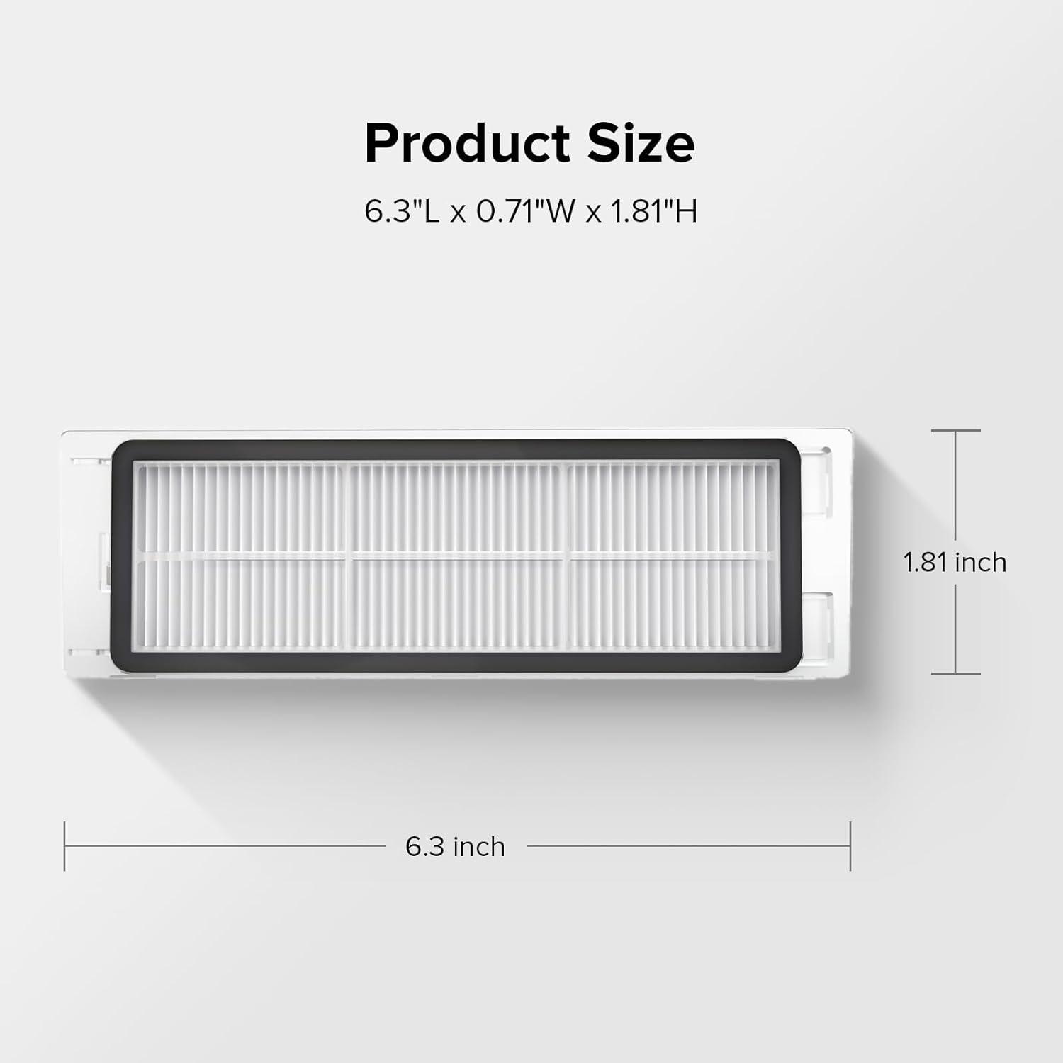 imageRoborock Washable Filter for Roborock S8 Pro Ultra  S8  S8  S7 Max Ultra  S7  S7  S7 MaxV  S7 MaxV Plus  S7MaxV Ultra Robot Vacuum Cleaners 2Pcs WhiteFilterD