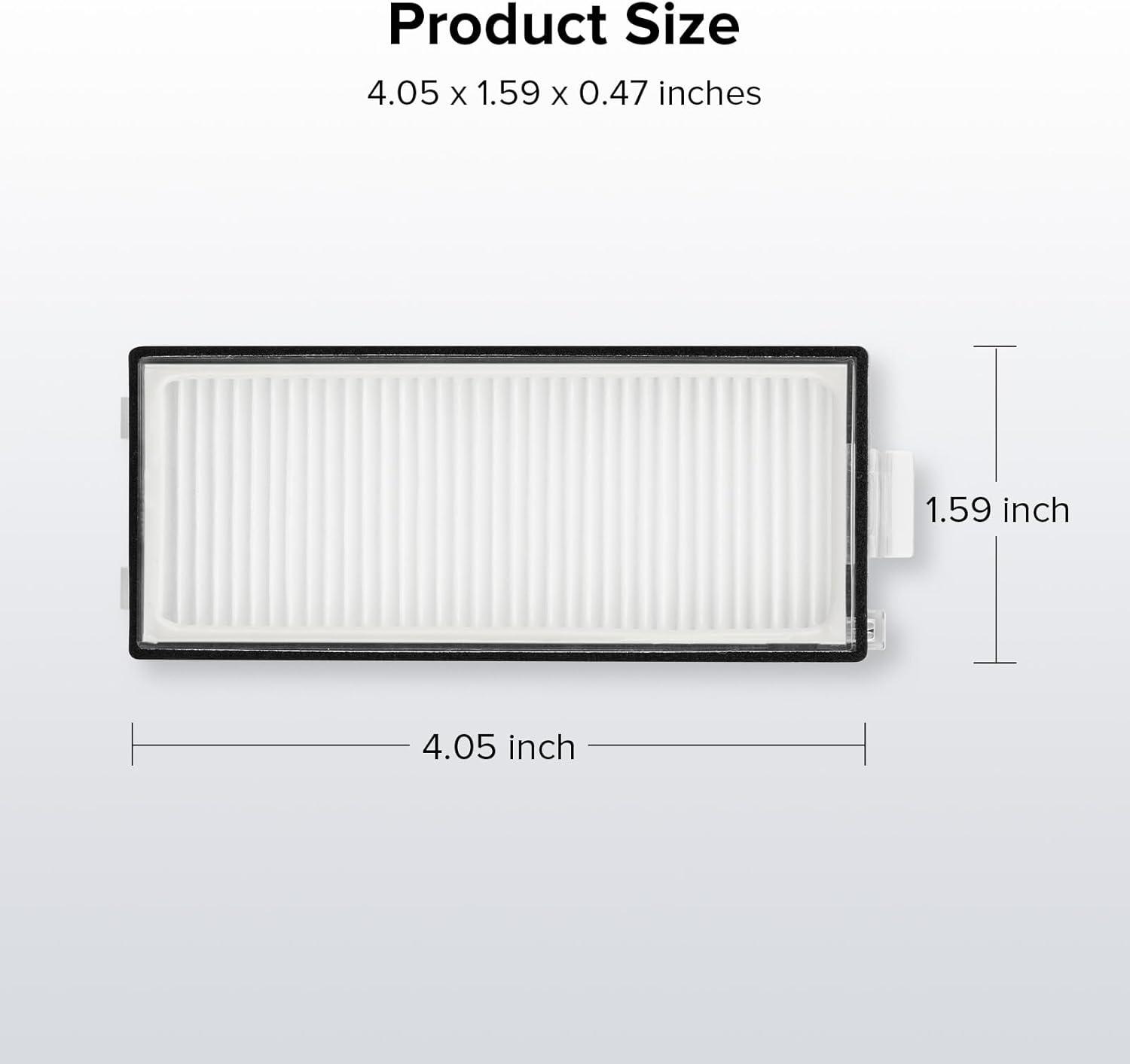 imageroborock 2 Pack Washable Filter for Roborock Qrevo Master Qrevo Slim Saros Z70 Robot Vacuum Cleaner HighEfficiency Filters Replacement Parts