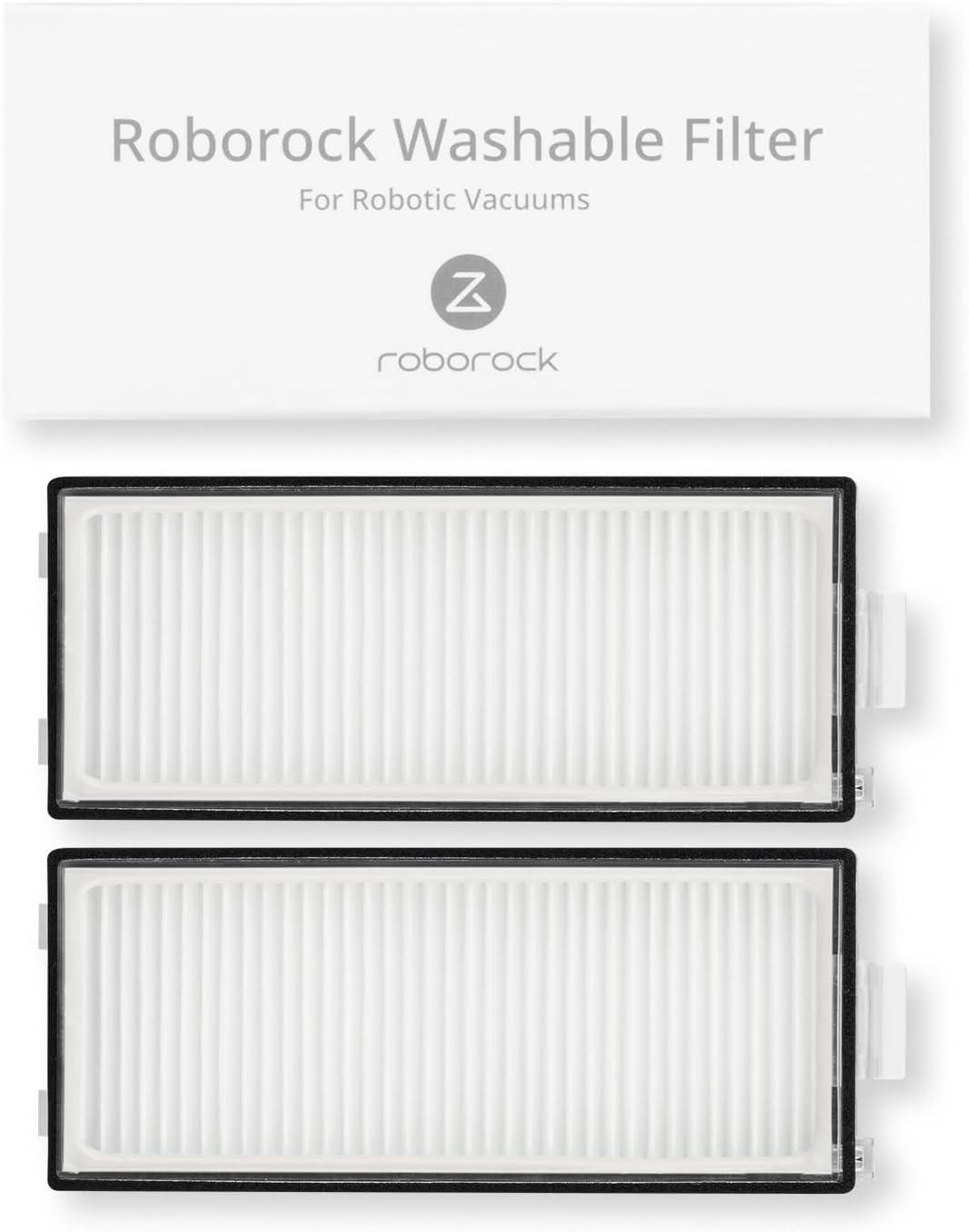 imageroborock 2 Pack Washable Filter for Roborock Qrevo Master Qrevo Slim Saros Z70 Robot Vacuum Cleaner HighEfficiency Filters Replacement Parts