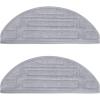 imageroborock 2 Pack Microfiber Mop Cloths for S8 Pro Ultra Robot Vacuum Cleaner with Dual Sonic Vibrations Modules Mop Pad Replacement Accessories