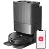 imageroborock Q Revo Robot Vacuum and Mop AutoDrying Auto Mop Washing Dual Spinning Mops Auto Mop Lifting SelfRefilling SelfEmptying Reactive Tech Obstacle Avoidance 5500Pa Suction WhiteBlack
