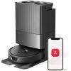 imageroborock Qrevo Robot Vacuum and Mop AutoDrying Auto Mop Washing Dual Spinning Mops Auto Mop Lifting SelfRefilling SelfEmptying Reactive Tech Obstacle Avoidance 5500Pa Black Renewed