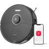 imageroborock S8 Robot Vacuum and Mop Cleaner DuoRoller Brush 6000Pa Suction ReactiveAI 20 Obstacle Avoidance Sonic Mopping Auto Lifting Mop Works with Alexa Perfect for Pet Hair Black Renewed