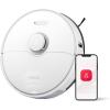 imageroborock S8 Robot Vacuum and Mop Cleaner DuoRoller Brush 6000Pa Suction ReactiveAI 20 Obstacle Avoidance Sonic Mopping Auto Lifting Mop Works with Alexa Perfect for Pet Hair White Renewed