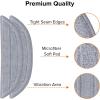 imageroborock 2 Pack Edge Mop Cloths for S8 MaxV Ultra ampamp S8 Max Ultra Series Robot Vacuum Cleaner Edge Mop Replacement AccessoriesMop Cloth5