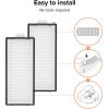 imageroborock 2 Pack Washable Filter for Roborock Qrevo Master Qrevo Slim Saros Z70 Robot Vacuum Cleaner HighEfficiency Filters Replacement Parts