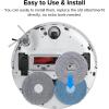 imageroborock 4 Pack Microfiber Mop Cloths Qrevo Curv Qrevo Curv S5X Qrevo Edge Robot Vacuum Mop Pad Replacement Accessories