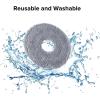 imageroborock 4 Pack Microfiber Mop Cloths for Q Revo Qrevo MaxV Qrevo S Qrevo Pro Qrevo Slim Qrevo S5V Robot Vacuum Cleaner Mop Pad Replacement AccessoriesMop Cloth3