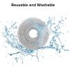 imageroborock 4 Pack Microfiber Mop Cloths for Q Revo Qrevo MaxV Qrevo S Qrevo Pro Qrevo Slim Qrevo S5V Robot Vacuum Cleaner Mop Pad Replacement AccessoriesMop Cloth2