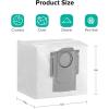 imageroborock 6 Packs Disposable Dust Bags for QRevo series S8MaxVUltra S8MaxUltra QrevoMaxV QrevoPro Qrevo Curv CurvX QrevoCurvS5XQrevoEdgeSaros10seriesQrevo Slim QrevoEdgeS5AQV 35A Robot Vacuum2Dust Bag