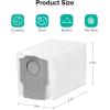 imageroborock 6 Packs Disposable Dust Bags for QRevo series S8MaxVUltra S8MaxUltra QrevoMaxV QrevoPro Qrevo Curv CurvX QrevoCurvS5XQrevoEdgeSaros10seriesQrevo Slim QrevoEdgeS5AQV 35A Robot Vacuum1Dust Bag