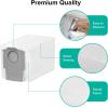 imageroborock 6 Packs Disposable Dust Bags for QRevo series S8MaxVUltra S8MaxUltra QrevoMaxV QrevoPro Qrevo Curv CurvX QrevoCurvS5XQrevoEdgeSaros10seriesQrevo Slim QrevoEdgeS5AQV 35A Robot Vacuum1Dust Bag