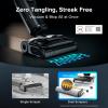 imageroborock F25 BX Wet Dry Vacuum Cleaner Cordless Vacuum Mop All in One with 20000Pa 194F Hot Air Flash Drying ampamp Self Cleaning ZeroTangle Wet Mop Cleaner for Hard Floor 180 Lie FlatBlack
