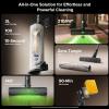 imageroborock H60 Hub Pro Cordless Stick Vacuum Cleaner with AutoEmpty Dock 170AW Suction for Carpets and Hard Floors Vacuum Cleaner with 80Min Runtime AntiTangle Brush 140 Green LED Dust DetectionH60 Hub Ultra