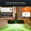 imageroborock H60 Hub Pro Cordless Stick Vacuum Cleaner with AutoEmpty Dock 170AW Suction for Carpets and Hard Floors Vacuum Cleaner with 80Min Runtime AntiTangle Brush 140 Green LED Dust DetectionH60 Hub Pro