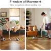 imageroborock H60 Pro Cordless Stick Vacuum Cleaner 170AW Suction Power 80Min Runtime 90 Bendable Tube DustDetecting LED AntiTangle Vacuum Cleaner for Home Carpets Hard Floors ampamp Pet HairH60