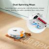 imageroborock Q Revo Robot Vacuum and Mop AutoDrying Auto Mop Washing Dual Spinning Mops Auto Mop Lifting SelfRefilling SelfEmptying Reactive Tech Obstacle Avoidance 5500Pa Suction WhiteQrevo White