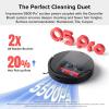 imageroborock Q10 X5 Robot Vacuum and Mop Combo 10000 Pa HyperForce Dual AntiTangle System Auto Mop Lifting JawScrapers Brush ampamp HighIntensity Mop Reactive Tech Obstacle Avoidance PreciSense LiDARQ5 Pro Black