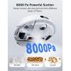 imageroborock Q7 L5 Robot Vacuum and Mop Combo 8000Pa Suction Upgraded from Q5 Pro Dual AntiTangle System LiDAR Navigation MultiLevel Mapping SelfCharging Robotic Vacuum Cleaner BlackQ7 L5 White