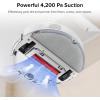 imageroborock Q7 Max Robot Vacuum and Mop 30Level Adjustable Water Flow 4200Pa Suction PreciSense LiDAR Navigation NoGo Zone NoMop Zone 3D Mapping App ampamp Voice Control Ideal for Pet HairWhite