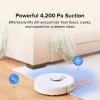 imageroborock Q7 Max Robot Vacuum and Mop SelfEmptying up to 7 Weeks 4200Pa Suction 30Level Adjustable Water Flow PreciSense LiDAR Navigation NoMop ampamp NoGo Zones APP ampamp Voice ControlWhite