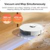 imageroborock Q8 Max Robot Vacuum and Mop Cleaner DuoRoller Brush 5500Pa Strong Suction Lidar Navigation Obstacle Avoidance MultiLevel Mapping Perfect for Pet HairQ8 Max White