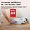 imageroborock Q8 Max Robot Vacuum and Mop Cleaner DuoRoller Brush 5500Pa Strong Suction Lidar Navigation Obstacle Avoidance MultiLevel Mapping Perfect for Pet HairQ8 Max White