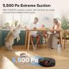imageroborock Q8 Max Robot Vacuum and Mop Cleaner DuoRoller Brush 5500Pa Strong Suction Lidar Navigation Obstacle Avoidance MultiLevel Mapping Perfect for Pet HairQ8 Max Black