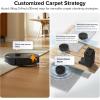 imageroborock QV 35S Robot Vacuum and Mop Allinone Vacuum Cleaner 10000Pa Powerful Suction Self Emptying ampamp Refilling Self Mop Washing ampamp Air Drying AntiTangle Brushes for Home Pet Hairs BlackQrevo Plus Black