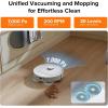 imageroborock QV 35S Robot Vacuum and Mop Allinone Vacuum Cleaner 10000Pa Powerful Suction Self Emptying ampamp Refilling Self Mop Washing ampamp Air Drying AntiTangle Brushes for Home Pet Hairs BlackQrevo Plus White
