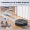 imageroborock Qrevo Edge Robot Vacuum and Mop 18500Pa Suction ZeroTangling AdaptiLift Chassis Al Obstacle Recognition Hot Water Mop Washing ampamp Dock Self Cleaning Corner to Edge Deep CleaningQrevoEdgeS5ABlack
