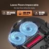 imageroborock Qrevo Edge Robot Vacuum and Mop 18500Pa Suction ZeroTangling AdaptiLift Chassis Al Obstacle Recognition Hot Water Mop Washing ampamp Dock Self Cleaning Corner to Edge Deep CleaningQrevoMasterBlack