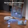 imageroborock Qrevo Edge Robot Vacuum and Mop 18500Pa Suction ZeroTangling AdaptiLift Chassis Al Obstacle Recognition Hot Water Mop Washing ampamp Dock Self Cleaning Corner to Edge Deep CleaningQrevoMasterWhite