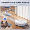 imageroborock Qrevo Edge Robot Vacuum and Mop 18500Pa Suction ZeroTangling AdaptiLift Chassis Al Obstacle Recognition Hot Water Mop Washing ampamp Dock Self Cleaning Corner to Edge Deep CleaningQrevoEdgeS5AWhite