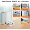 imageroborock Qrevo Robot Vacuum and Mop AutoDrying Auto Mop Washing Dual Spinning Mops Auto Mop Lifting SelfRefilling SelfEmptying Reactive Tech Obstacle Avoidance 5500Pa White RenewedRoborock Q Revo White