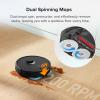 imageroborock Qrevo Robot Vacuum and Mop AutoDrying Auto Mop Washing Dual Spinning Mops Auto Mop Lifting SelfRefilling SelfEmptying Reactive Tech Obstacle Avoidance 5500Pa Black Renewed