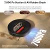 imageroborock Qrevo S5V Robot Vacuum and Mop FlexiArm Edge Mopping 12000Pa Suction Dual ZeroTangle System Smart Obstacle Avoidance 10mm Mop Lifting Auto Mop WashingampampDrying SelfEmptyingampampRefillingQrevo Pro Black