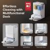 imageroborock Qrevo Series Robot Vacuum and Mop 8000Pa Suction Upgraded from Qrevo S AntiTangle Brushes Smart Obstacle Avoidance Auto Mop Washing AllinOne Dock 200RPM Spinning Mops BlackQV 35AQrevo S White