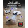 imageroborock Qrevo Slim Robot Vacuum and Mop Combo 82cm UltraSlim 3D Sensing Tech Advanced Obstacle Recognition 11000Pa Suction FlexiArm Side Brush ampamp Mop Auto Mop Washing ampamp Drying SelfEmptyingS8 MaxV UltraWhite