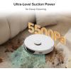 imageroborock S7 Max Ultra Robot Vacuum and Mop Combo Auto Mop Drying and Washing SelfEmptying and Refilling 5500Pa Suction Reactive Tech Obstacle Avoidance White RockDock Ultra Series