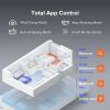imageroborock S7 Max Ultra Robot Vacuum and Mop Combo Auto Mop Drying and Washing SelfEmptying and Refilling 5500Pa Suction Reactive Tech Obstacle Avoidance White RockDock Ultra Series
