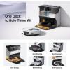 imageroborock S7 Max Ultra Robot Vacuum and Mop Combo Auto Mop Drying and Washing SelfEmptying and Refilling 5500Pa Suction Reactive Tech Obstacle Avoidance White RockDock Ultra Series