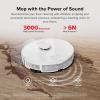 imageroborock S8 Robot Vacuum and Mop Cleaner DuoRoller Brush 6000Pa Suction ReactiveAI 20 Obstacle Avoidance Sonic Mopping Auto Lifting Mop Works with Alexa Perfect for Pet Hair White Renewed