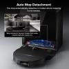 imageroborock Saros 10 Robot Vacuum and Mop 22000Pa Suction AI Obstacle Avoidance 314inch Ultra Thin Intelligent Dirt Detection Zero Tangling Main Brush Hot Water Mop ampamp Dock Self CleaningSaros 10 Black
