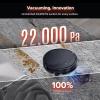imageroborock Saros 10R Robot Vacuum and Mop 22000 Pa Suction ZeroTangling 314 Ultra Slim FlexiArm Riser Technology for Carpet ampamp Floor Corner ampamp Edge Cleaning SelfEmptying Hot Air Drying BlackBlack