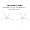 imageroborock Side Brushes Replacement 2 Pieces for S8 Pro Ultra S7 Max Ultra Qrevo Roborock Qrevo Slim Series of S7 MaxVS7Q7MaxQ8 MaxS8Q7Q5S6S5S4E5E4E3E2 Robot Vacuum Cleaner BlackSide Brush  Type D